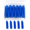 Haespot Blue 12PCS Stripped Screw Hole Repair Anchor, Door Hinge