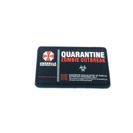 Umbrella Corporation Quarantine Zombie Outbreak Paintball Airsoft PVC Morale Patch