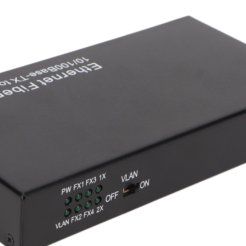 Ethernet Optical Switch 6 Ports 10 100Mbps RX1550 Tx1310nm LED