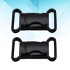 HEALLILY 2pcs Metal Side Release Buckles Adjustable Quick Release Clips