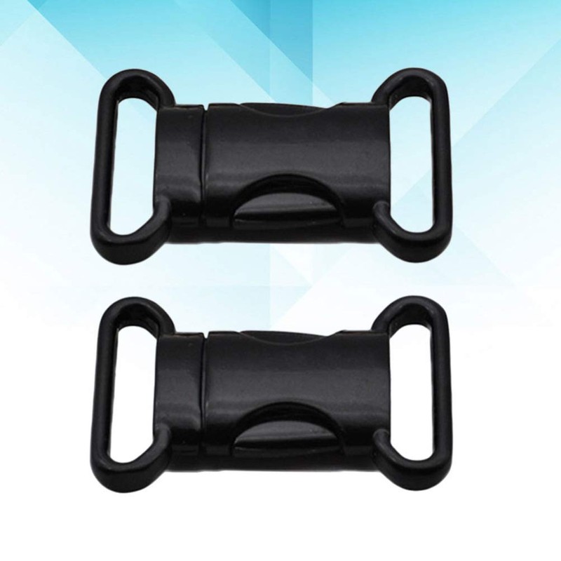 HEALLILY 2pcs Metal Side Release Buckles Adjustable Quick Release Clips