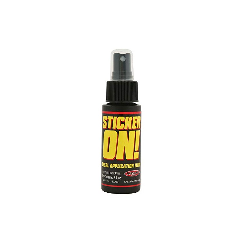 Hardline Products Sticker-On! Decal Application Fluid, 2 Ounces