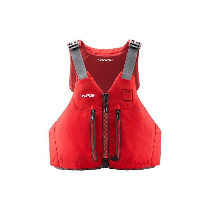 NRS Clearwater Lifejacket (PFD)-Red-L/XL