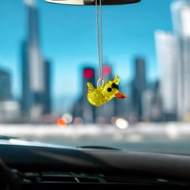 Jeep NEW Rubber Duck  Jeep Lovers  Glass Figurine Rear-view Mirror Car Accessories