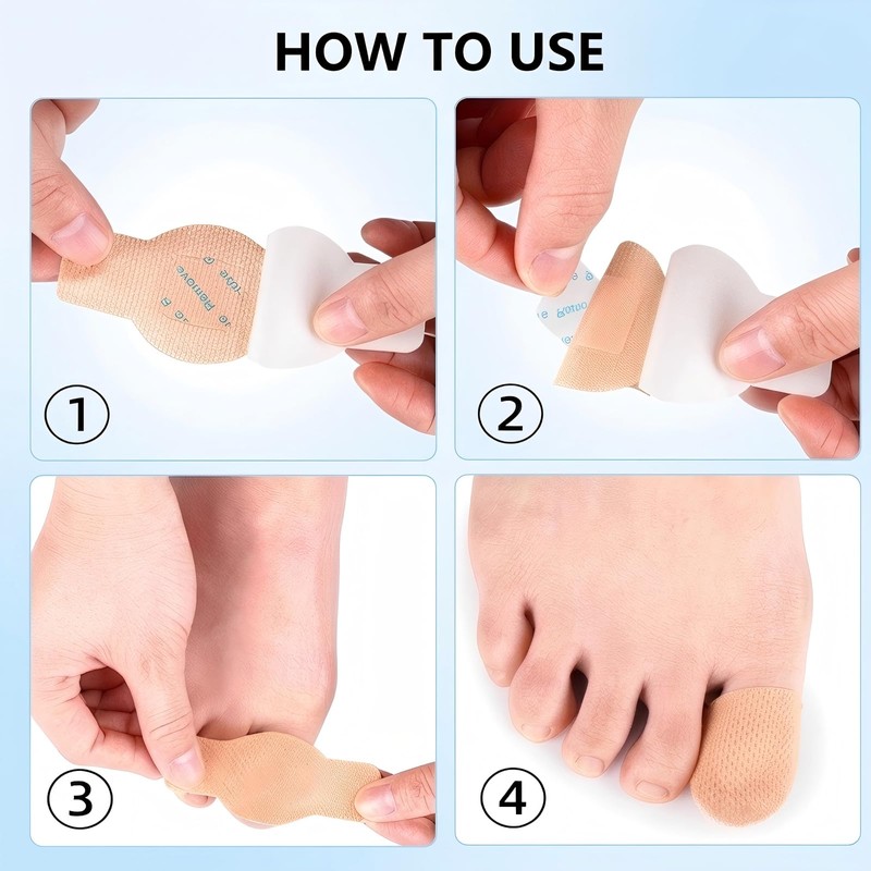 Toenail Care Patches, 21 PCS Overnight Nail Wraps for thick