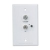 Winegard RV-7542 White Wall Plate Power Supply with Satellite and