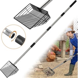 vomsocs 9.84inch Large Chicken Poop Scooper with Ergonomic Grip