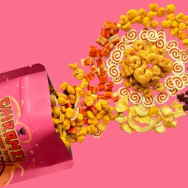 Chiramen CHIRAMEN Dried Seafood Mix Ramen Toppings, Shrimp, Fish Cake, Squid, Imitation Crab, Eggs, Perfect for Cup Noodles.