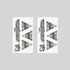 Oottati Small Cute Temporary Tattoo God Eye Horus Egypt (2