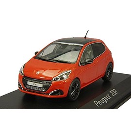 Norev 1: 43 Maßstab Peugeot 208 5.118,1 cm Modell Auto (Power orange)