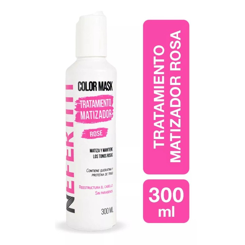 STYLIST Tratamiento Matizador Con Keratina Para Los Tonos Rosa 300ml