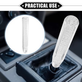 X AUTOHAUX Gear Shift Knob Stick, 30cm Universal for Car Durable Acrylic Clear