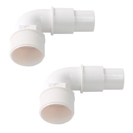 ATIE 1.5" 90 Degree Elbow Pool Hose Adapter Fitting SPX1105Z3 Replacement for above-Ground Pool Pump, Filter, Skimmer, Compatible with Hayward SPX1105Z3, SPX1105Z4, SPX1091Z7 Adapters (2 Pack)