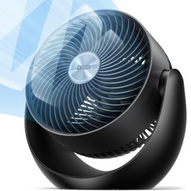 Dreo Fan for Bedroom, Table Air Circulator for Whole Room, 11 Inch, 40ft Strong Airflow, 120° adjustable tilt, 28db Low Noise, Quiet, 3 Speeds, 2025 New Desk Fan for Office, Kitchen, Home