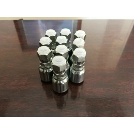 Gator "10 PK FJX-06-06 3/8" Hydraulic Hose x 3/8" JIC Female Swivel Fitting 10643-6-6'