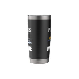 Snow Powers Move The Earth Snow Plow Stainless Steel Insulated Tumbler