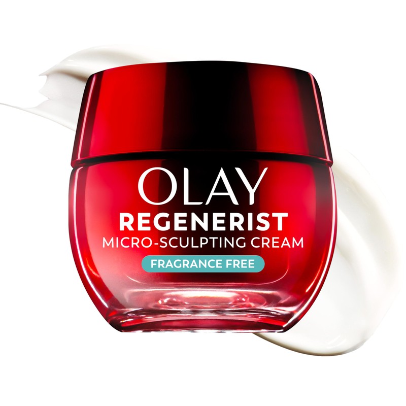 Olay Face Moisturizer, Regenerist Micro-Sculpting Cream for Women, Fragrance-Free -