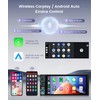 Single Din Car Stereo Wireless Carplay Android Auto, 6.8 Inch