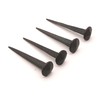 Traditional Hand Forged Pack of 4 Black Rustic 20mm Round