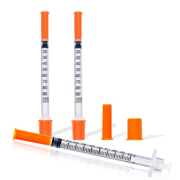 U-100 Syringe 1ml/cc 30G 5/16" 8mm Scientific Lab Syringes, Pack