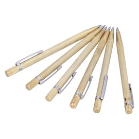 Lápiz de Grabado de Aluminio con Punta de Carburo de Tungsteno Juego de 10 Piezas(dorado)