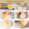 BAVIFY Sourdough Starter Kit, 9" Round & 10" Oval Banneton