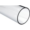 Polycarbonate Rigid Round Tube, Clear, 2-1/2" ID x 2-3/4" OD