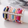 COLORFUL BLING 5-12Pcs Bohemian Love Heart Bead Bracelets for Women