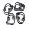 PZRT 4pcs Flow Control Hose Clamp Plastic Tubing Clamps Black