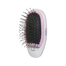 TODO Ionic Styling Hair Brush Straight Smooth Silky Hair Stainless Steel Bristle Pink