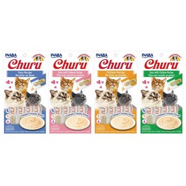 INABA Churu Lickable Purée Natural Cat Treats