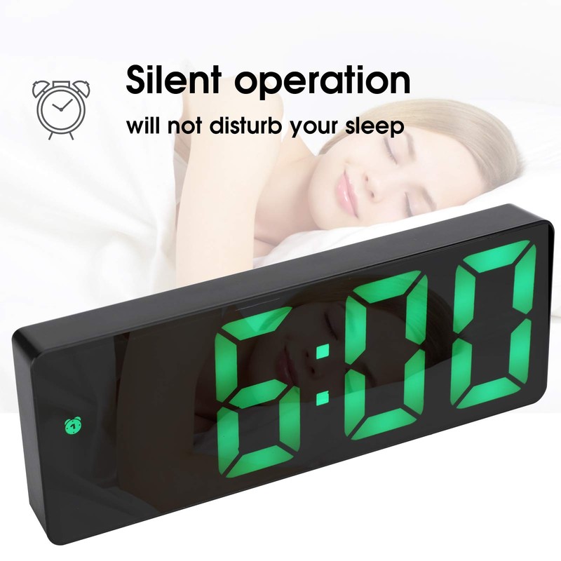 Mrisata Led Clock with Adapter for Guitar Pedalboard Electronic Clock