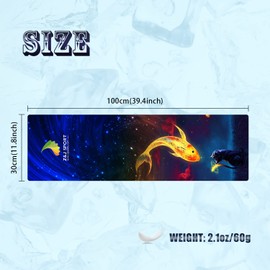 Z&J SPORT Cooling Towel for Neck and Face, Microfiber Ice Golf Towel, Soft Breathable Yoga Towel, Neck Cooling Wraps for Yoga, Gym, Workout, Camping, Running, Beach, Swimming (Cat and Fish)