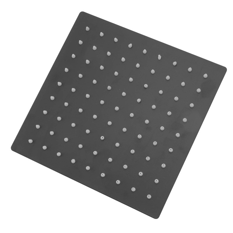 Stainless Steel Rainfall Shower Head Bathroom Square Top Ceiling Mount