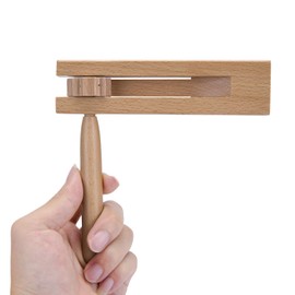 Traditional Matraca Toy - Wooden Spinning Rattle Ratchet Noise maker for Games, Parties and Sports