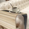 Sofa Arm Tray Foldable Wooden Armrest Tray Sofa Couch Arm