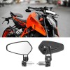 KEEPDSGN 7/8" 22mm Handle Bar End Mirrors Rearview Arrow For