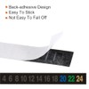 2Pcs Durable Discoloration Thermometer Stick-on Aquarium Temperature Fish Tank Temperature