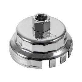 64-65mm 14 Flutes Oil Filter Wrench for Toyota Corolla/Prius, Oil Filter Removal Tool for Toyota/Lexus/Scion 1.8 Liter Engines, Fits Prius, Prius V, Corolla, Matrix, CT200h, iM, iQ, xD (901-L)