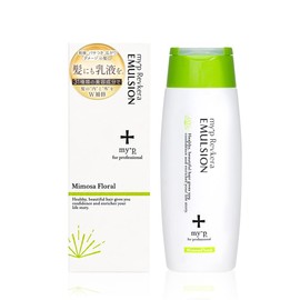 My+p Emulsion, Rivkera Emulsion, Hair Milk, Salon Exclusive, Beautician's Recommended No Rinse, Treatment, Hair Quality, Damage Care, For Summer UV Damage (5.1 fl oz (150 ml), Mimosa Floral)