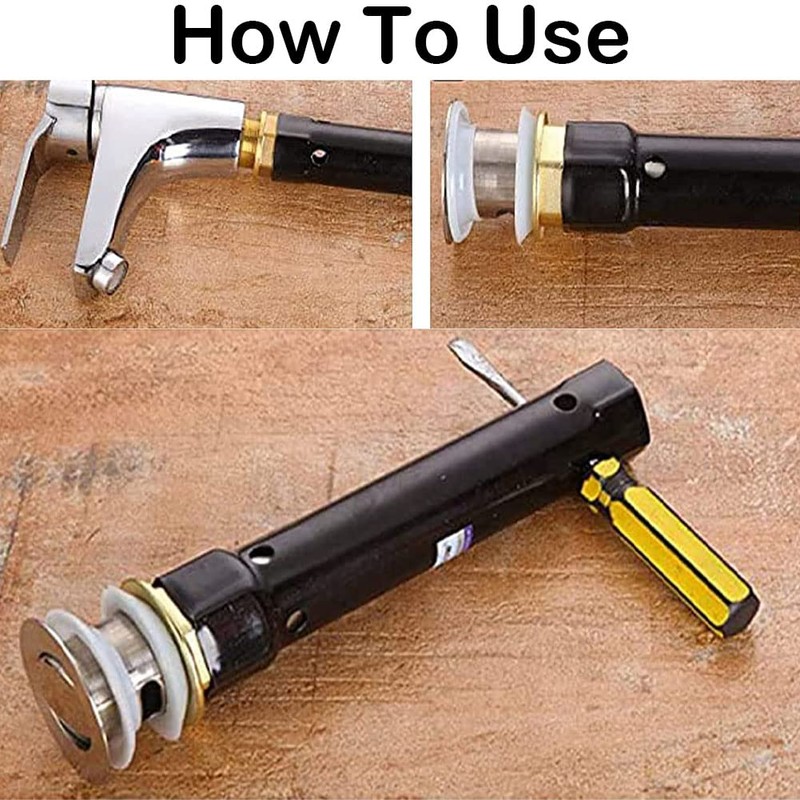 LightBeacon Pipe Wrench, 2 in 1 Socket Wrench, Hose Wrench
