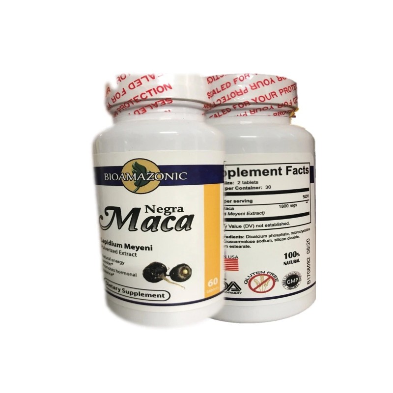 Black Maca Root Tablets For Big Booty Curvy 120Caps 60
