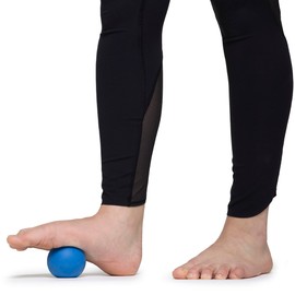 OPTP Massage Ball Set – Moderate and Firm Density Therapy Ball Set – Deep Tissue Massage Balls for Plantar Fasciitis, Sore Muscle Relief — Super Pinky Ball and Super Firm Ball
