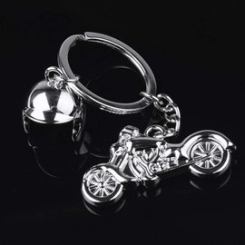 Lanjue 3D Metal Motor Bike Super Bike Scooter Keyring Gift Fathers Day