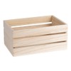 Ideen mit Herz Set of 4 Wooden Rectangular Crates -