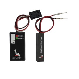 TBVPARTS Seat Occupancy Sensor Emulator SRS Emulator Bypass Simulator for Series 3 E90, E91, E92, E93 Red Light Failure Solution Mat, Seat Mat Failure Mat