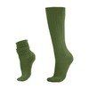 anpiwshjo Slouch Socks for Women, Dark Green Socks Women, Slouch