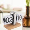 Retro Digital Flip Down Clock Flip Desk Clock Mechanical Battery