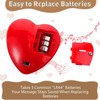 Heart Shaped Voice Recorder Exquisite Portable 30 Seconds Push Button