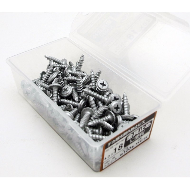 Wakai Sangyo KKW18V Deca Head Wood Crack Prevention Screws, 0.16